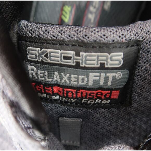 Skechers Shoes Mens 11.5 Sneaker Trainer Relaxed Fit Memory Foam Comfort Casual - Picture 13 of 15